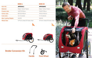 Pet Bike Trailer Pet Bicycle Stroller Pet Jogger