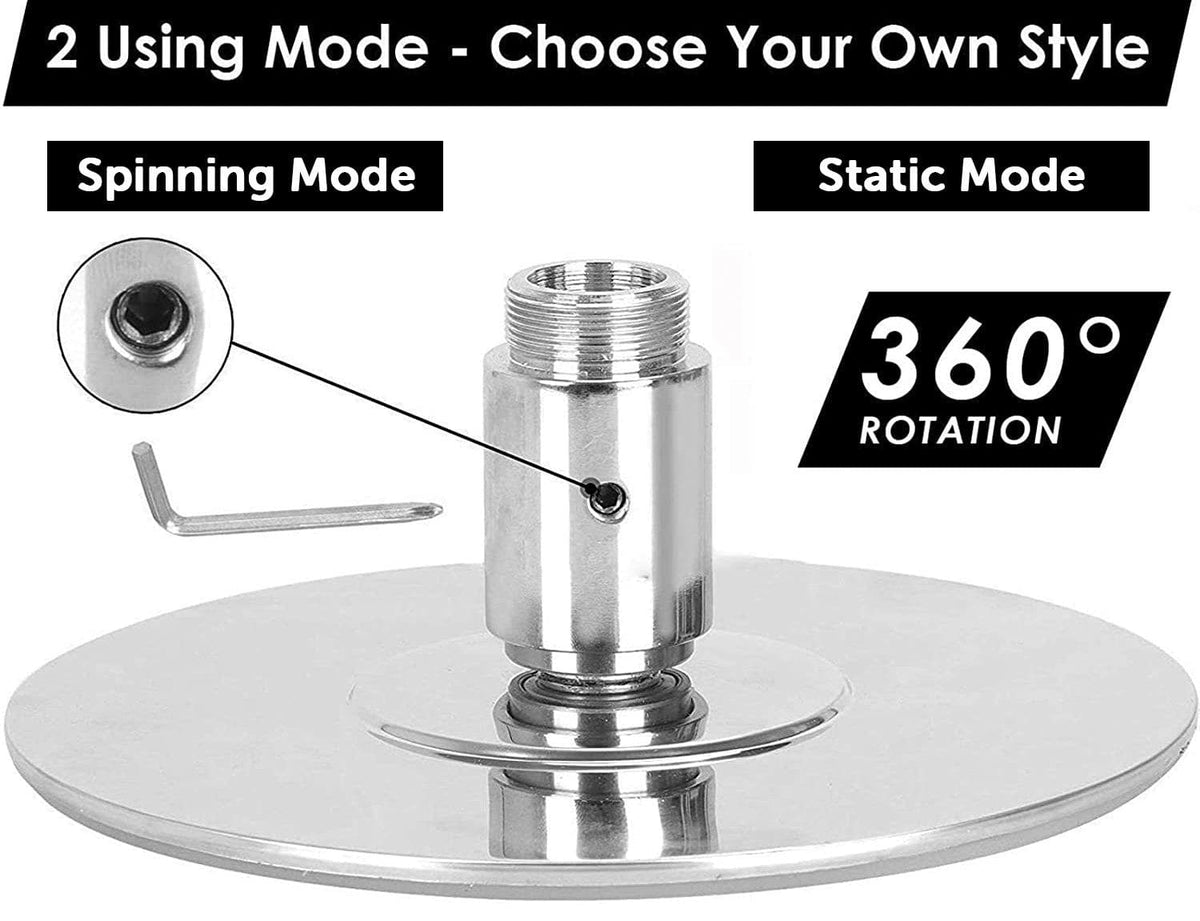 Portable Pole Dancing Poles Kit - Static & Spinning Fitness Pole Dancing Set