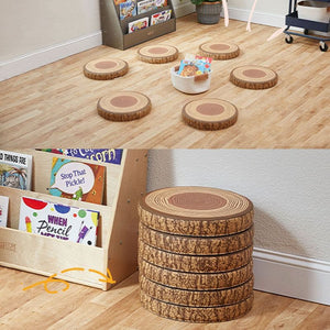 Tree Floor Cushions, Flexible Seating, Stepping Stones - 6 Pack