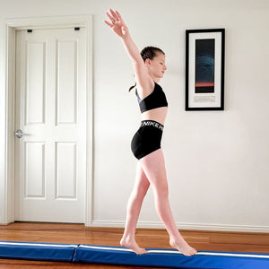 MEMAX Folding Gymnastics Balance Beam with Guide Line 3M/4M