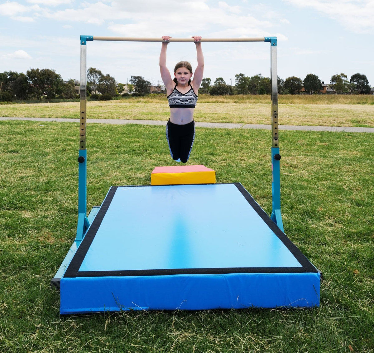 Premium 20cm Thick Non-Folding Tumbling Mat Gymnastic Practice Mat 260x150x20cm