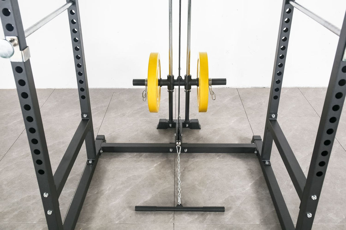 ATTIVO L2 Half Power Rack with Lat Pulldown System Option
