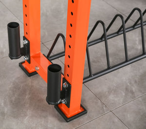 ATTIVO L3 Commercial Weights and Barbell Storage Rack for Barbell, Dumbbells, Kettlebells, and Weight Plates