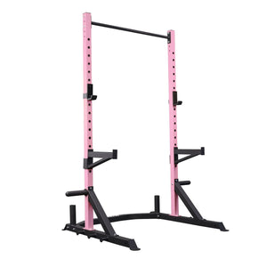 Half Power Rack Garage Gym Package - Pink