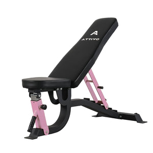 ATTIVO L2 Adjustable Weight Bench Semi Commercial - Pink