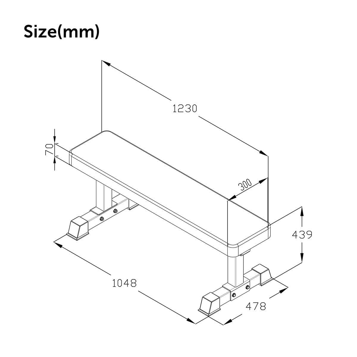 ATTIVO L2 Flat Weight Bench