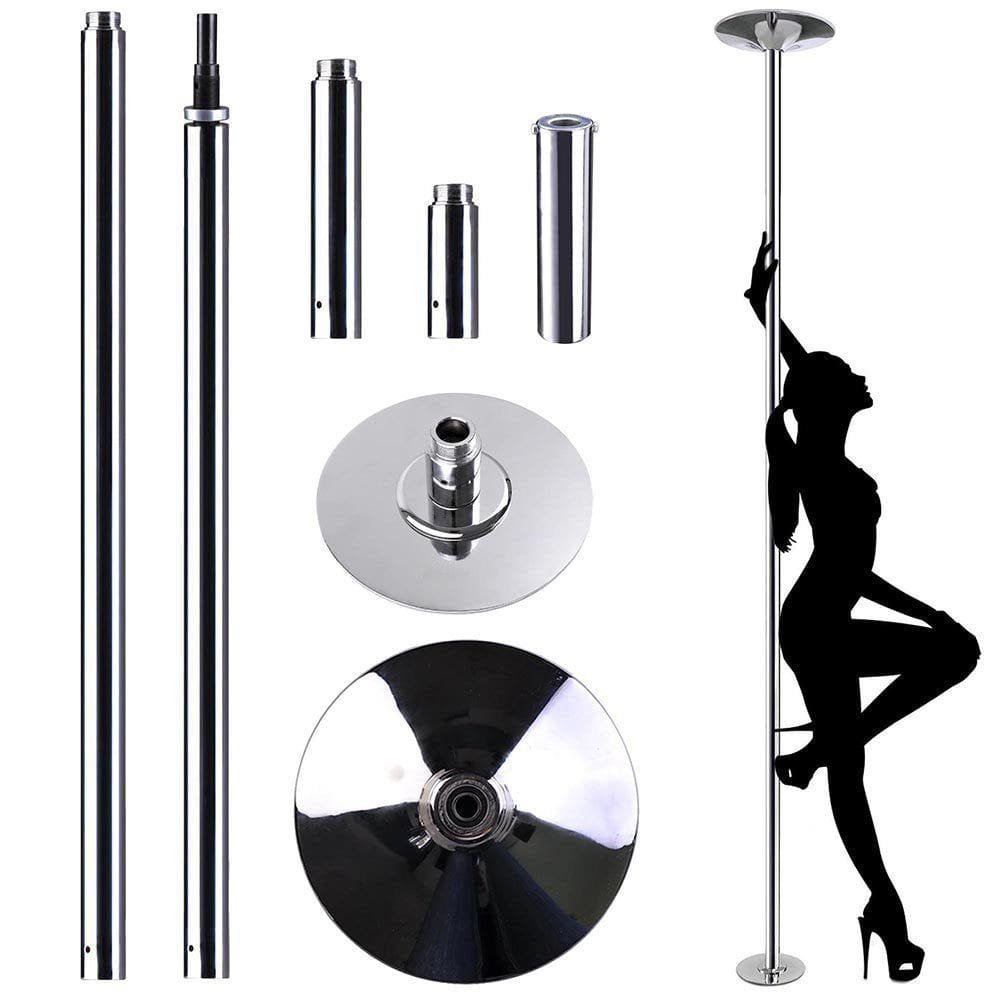 Portable Dancing Pole Kit - Static & Spinning 