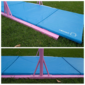 Advanced Gymnastic Bar Sports Junior Training Bar Adjustable Height Kip Bar (Pink)