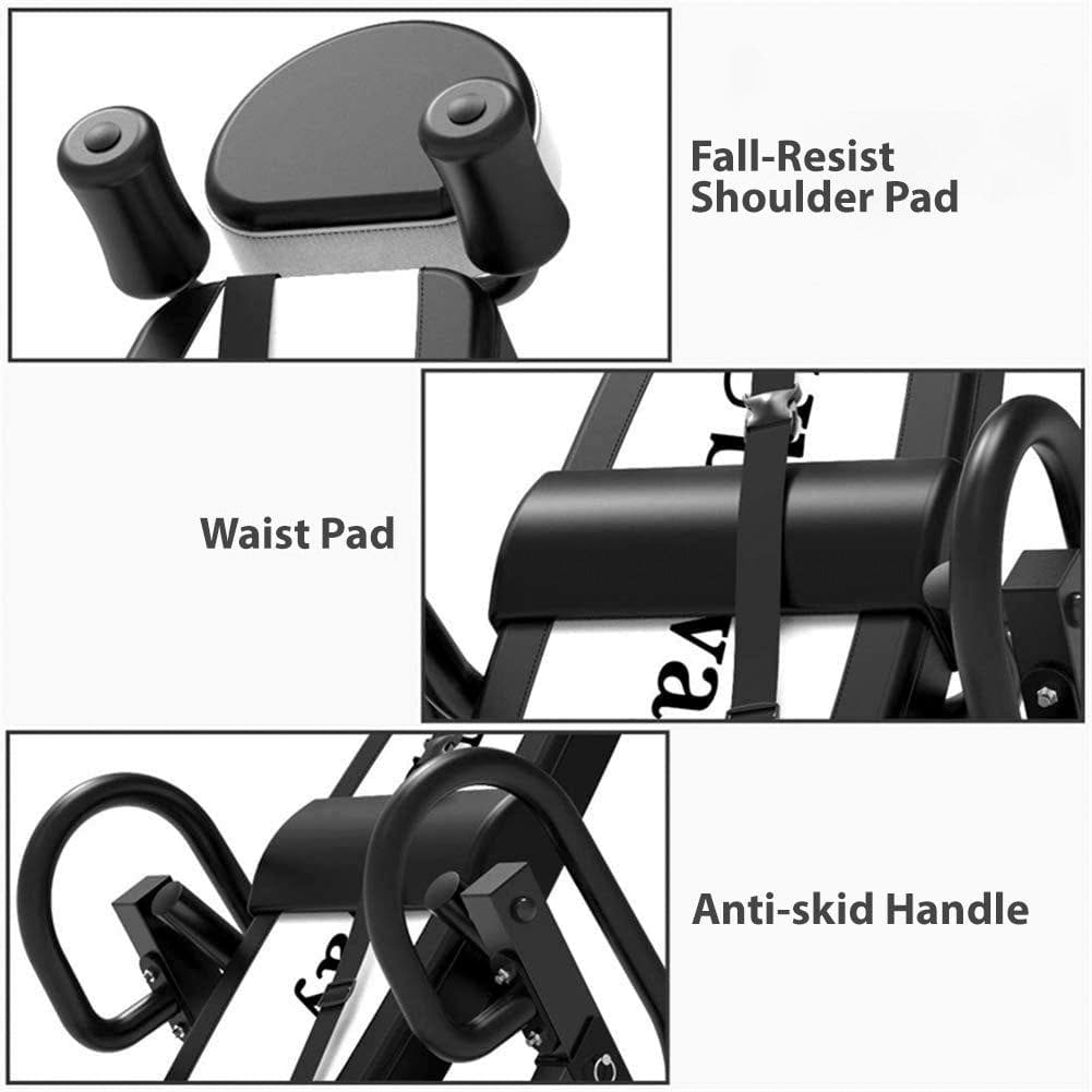 Foldable Gravity Inversion Table for Back Pain Relief